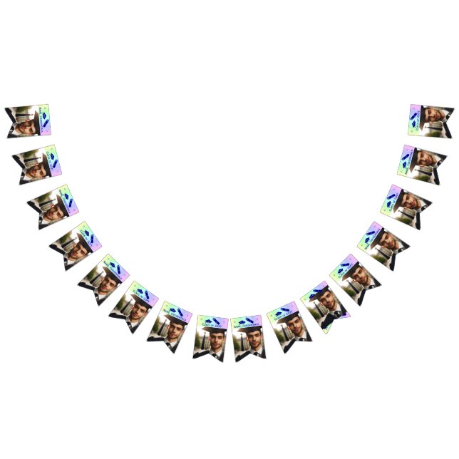 Bandeirinha Boné de formatura, Diploma e Azul de 16 Fotografia (Todos)