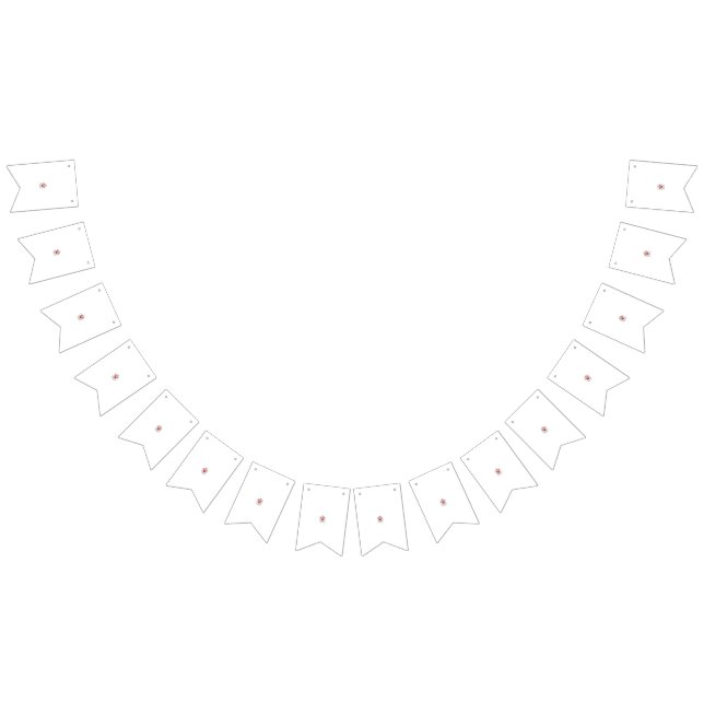 Bandeirinha Borboleta Floral Mandala | Design de Arte Purple B (Todos)