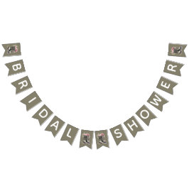 Bandeirinha Botas Militares Consideradas Decorações do Chá de 