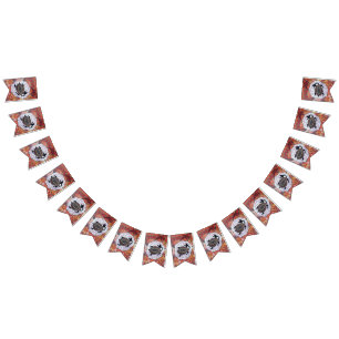 Bandeirinha Bunting De Arte Aboriginal De Tartaruga Sonhando