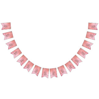 Bandeirinha Calçados cor-de-rosa Ballerina