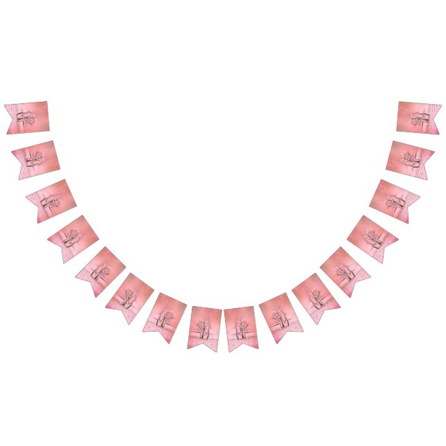 Bandeirinha Calçados cor-de-rosa Ballerina (Todos)