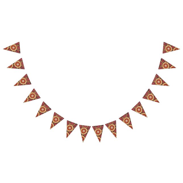 Bandeirinha Camp Aboriginal Art Bunting (Todos)