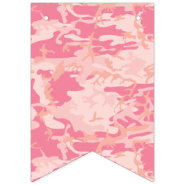 Bandeirinha Camuflagem Rosa. Camo, seu