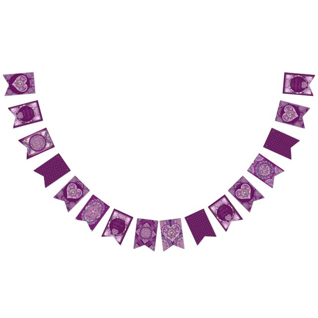 Bandeirinha Cardinal Red Rosace (Todos)