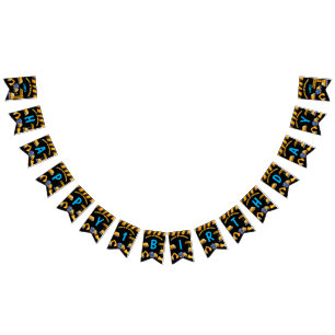 Bandeirinha Carros de construção, cartazes de festa de anivers