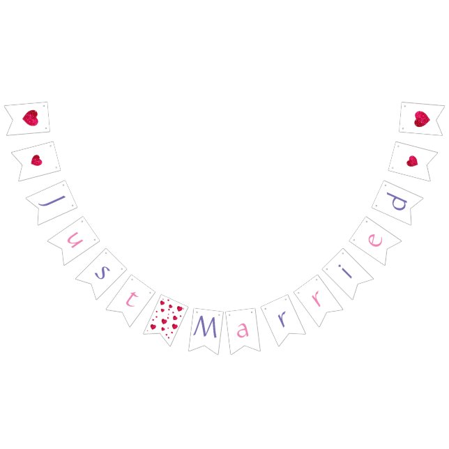 Bandeirinha Casados Recém-Casados Cauda de Andorinha (Todos)