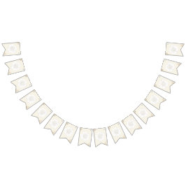 Bandeirinha Casamento de Blossomas Brancos