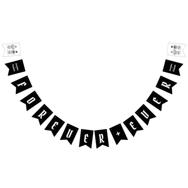 Bandeirinha Casamento de Casal Biker Personalizado (Todos)