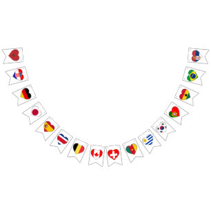Bandeirinha Catar Tournament Country Flags Group E,F,G,H,