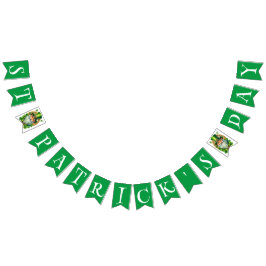 Bandeirinha Celebração do Dia de São Patrício pelo Leprechaun