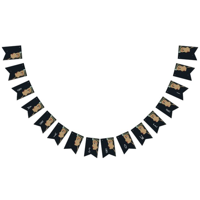 Bandeirinha Chá de Bebê da Princesa Azul (Todos)