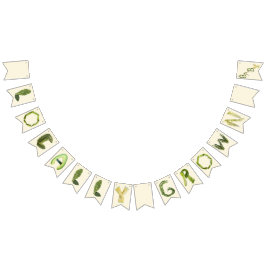 Bandeirinha Chá de fraldas crescido localmente