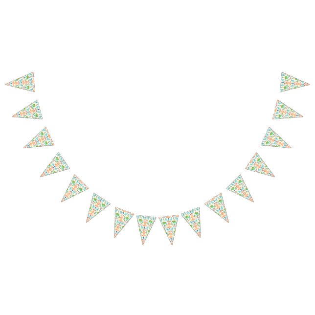 Bandeirinha Chá de fraldas de Aniversário do Dinossauro Azul (Todos)