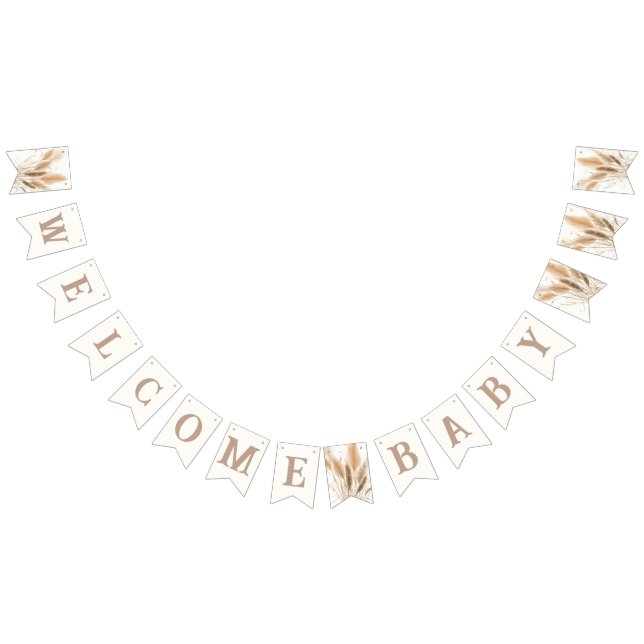 Bandeirinha Chá de fraldas de erva Pampas (Todos)