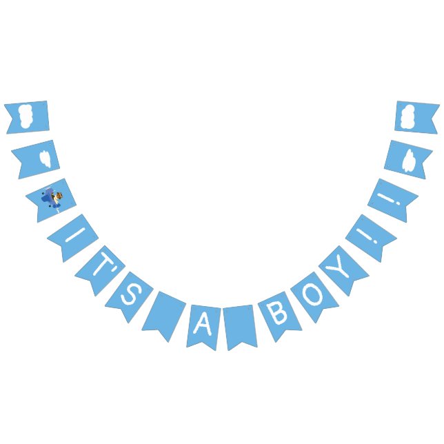 Bandeirinha Chá de fraldas de Rapaz Escritor de Escritor de Ar (Todos)