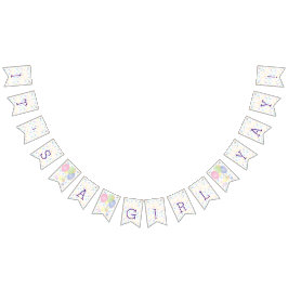 Bandeirinha Chá de fraldas Paci Bunny, faixa de Swallowtail