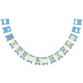 Bandeirinha Chá de fraldas-piloto de Urso de Teddy Bonito