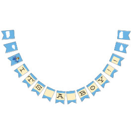 Bandeirinha Chá de fraldas-piloto de Urso Justo de Teddy