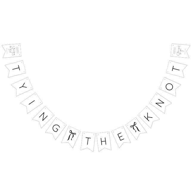 Bandeirinha Chá de Noiva com Roteiro Moderno (Todos)