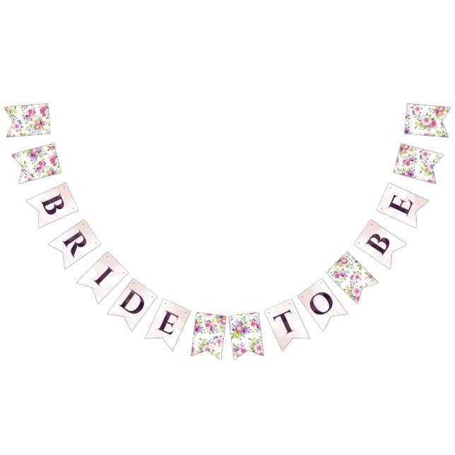 Bandeirinha Chá de Noiva Sonho de Amora e Marfim (Todos)