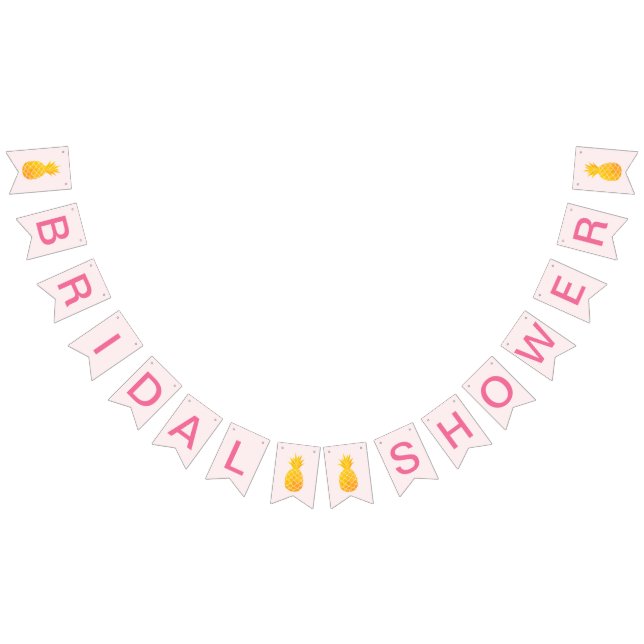 Bandeirinha Chá de Noiva Tropical Aloha (Todos)