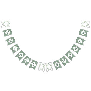 Bandeirinha Chá de panela Botânico Eucalyptus Greenery