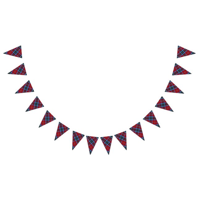 Bandeirinha Clã Escocês MacTavish Tartan (Todos)