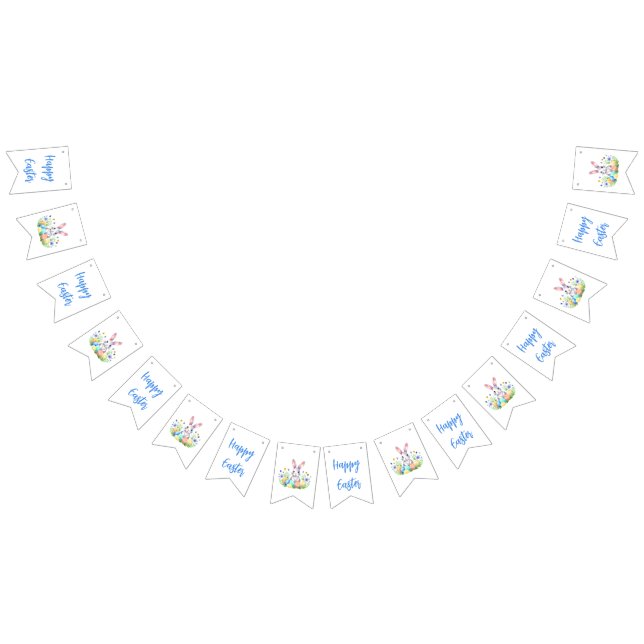 Bandeirinha Coelho felz pascoa (Todos)