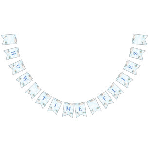 Bandeirinha Como o tempo voa o tema Viagem do plano de brinque