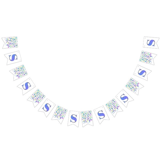 Bandeirinha Confete de Letras "S" (Todos)