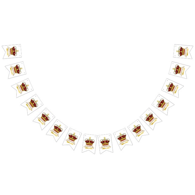 Bandeirinha Coroa do Dia da Coroa (Todos)