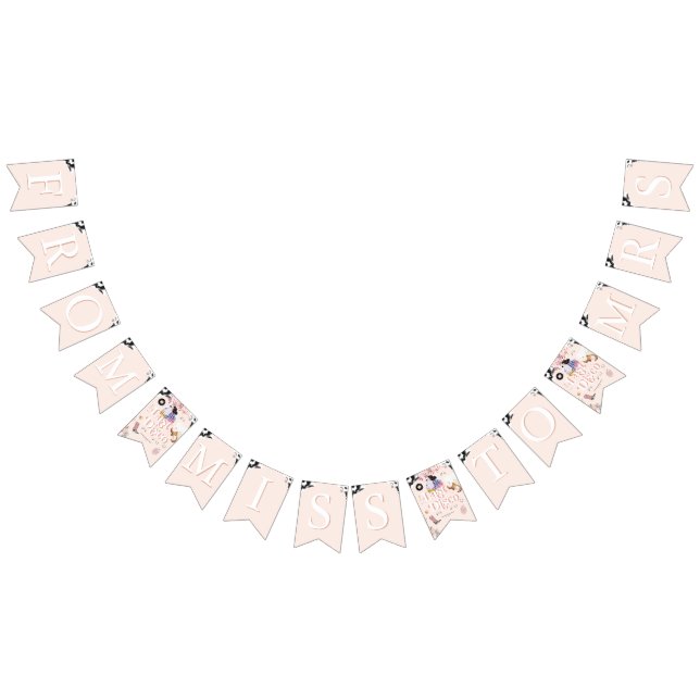 Bandeirinha Cowgirl de Disco Despedida de Solteira | Senhorita (Todos)