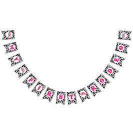 Bandeirinha Cowgirl First Rodeo Pink