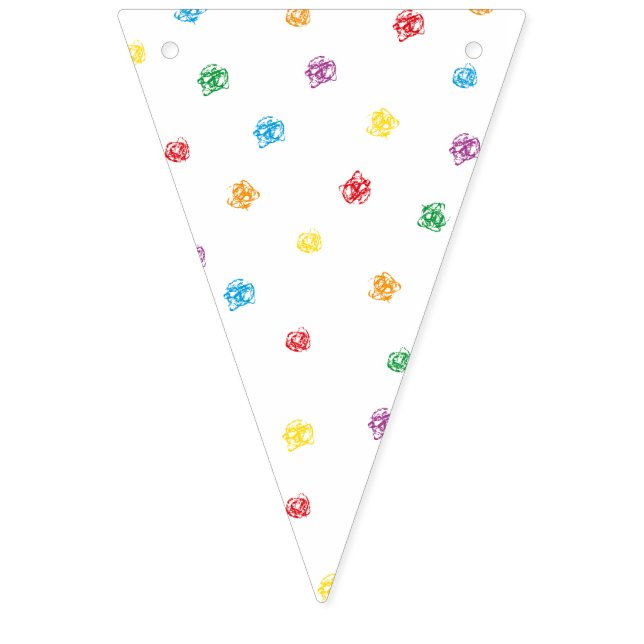 Bandeirinha Crayon bunting (Primeira Bandeira)