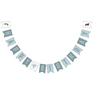 Bandeirinha Crianças: Ontem, Meninos Azuis Modernos