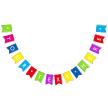 Crie Os Sinalizadores De Banner De Bunting Do Seu