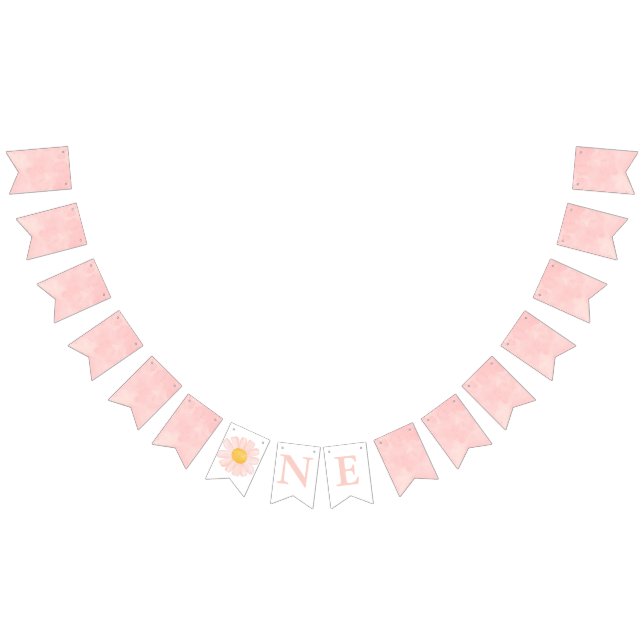 Bandeirinha Daisy Festa de aniversário Bohmian Wild One primei (Todos)