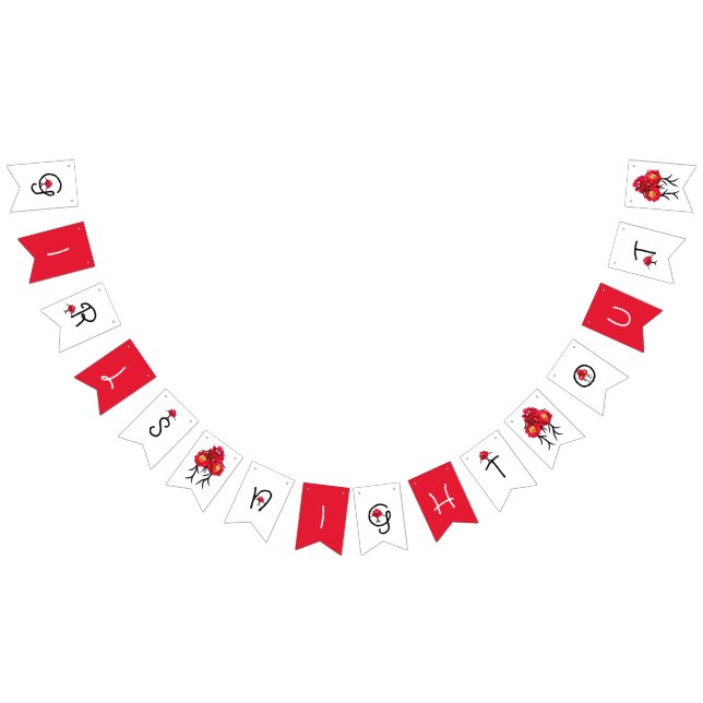 Bandeirinha Damas, peonies (Todos)