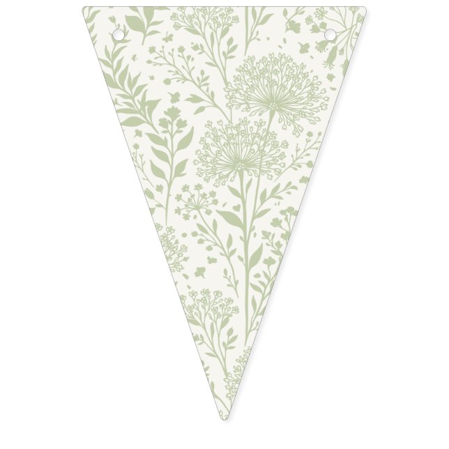 Bandeirinha Dandelion Soft Olive - Neutro (Primeira Bandeira)