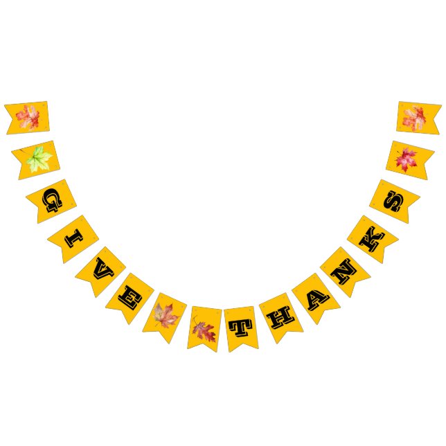 Bandeirinha "Dar Obrigados" Queda/Ação de Graças (Todos)