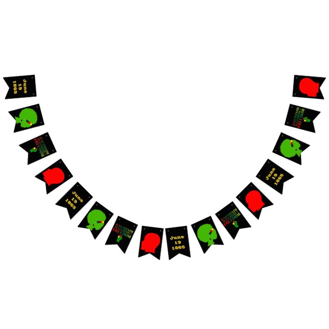 Bandeirinha Décimo Junto Celebrar Liberdade Solidariedade 1865 (Todos)