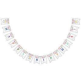 Bandeirinha decoração temática da festa de aniversário Dinossa