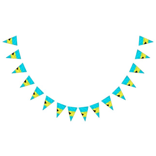 Bandeirinha Desenho de pintura a óleo de Bahamas (Todos)