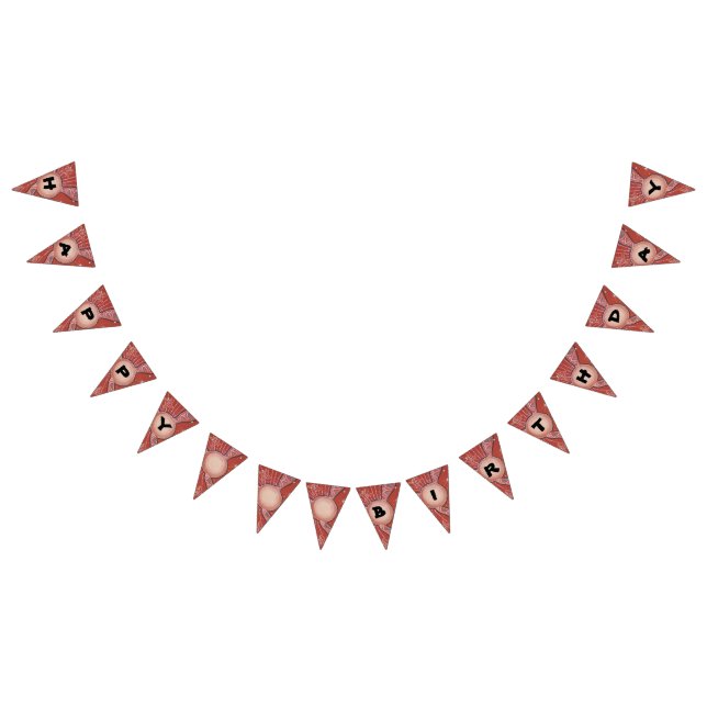 Bandeirinha Desert Sun Aboriginal Art Bunting (Todos)