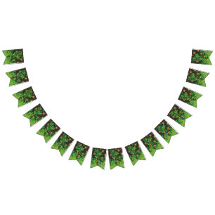 Bandeirinha design de espelho e algumas plantas