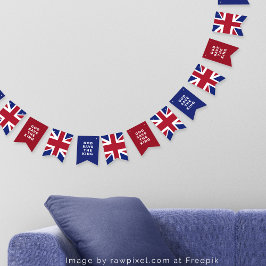 Bandeirinha "Deus Salve o Rei", União Britânica Jack Flag