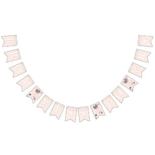 Bandeirinha Disco Patins de Roda Despedida de Solteira   Senho