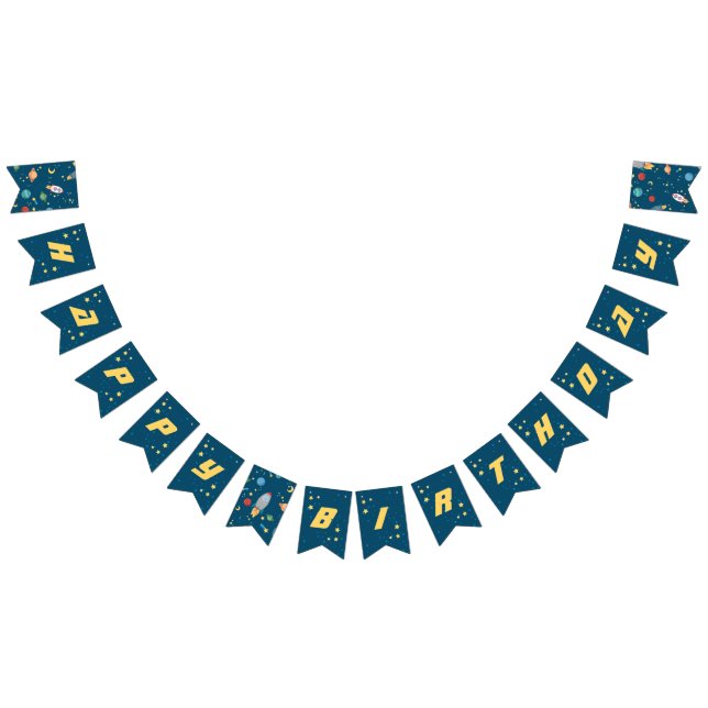 Bandeirinha Divertimento do espaço (Todos)