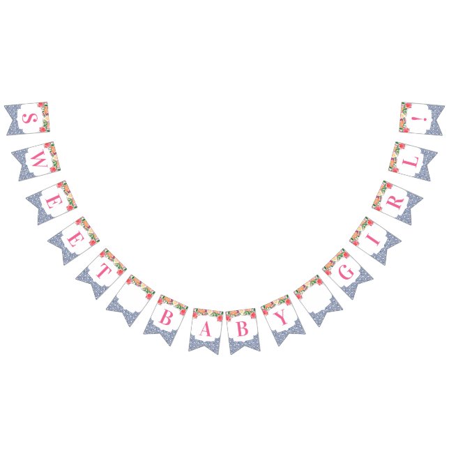 Bandeirinha Doce Menina Citrus Azulejo Espanhol (Todos)